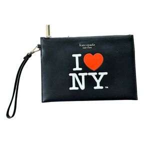 Kate Spade I Heart Ny X Kate Spade Zip Wristlet Wallet Clutch Love